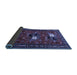 Sideview of Persian Blue Traditional Rug, tr1777blu