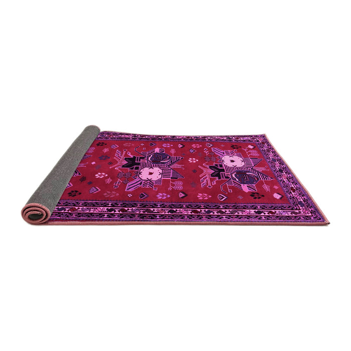 Sideview of Persian Pink Traditional Rug, tr1777pnk