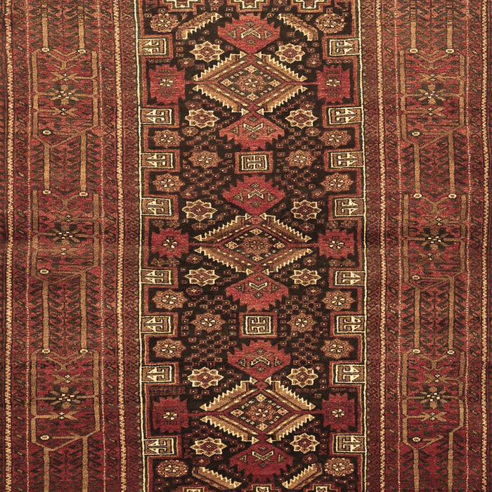 Machine Washable Persian Brown Traditional Rug, wshtr1778brn
