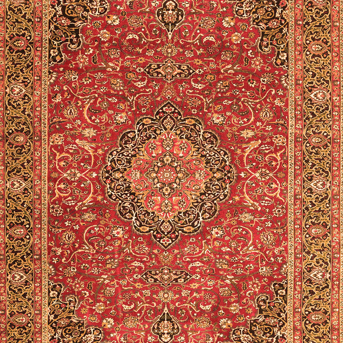Persian Orange Traditional Rug, tr1779org