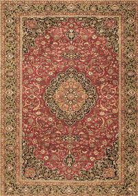 Persian Brown Traditional Rug, tr1779brn