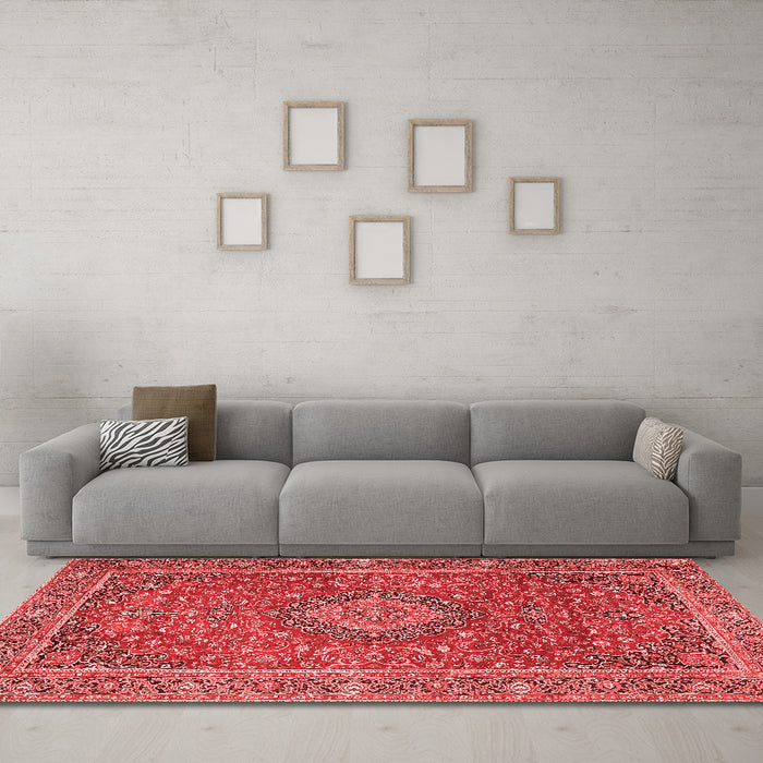 Traditional Red Washable Rugs