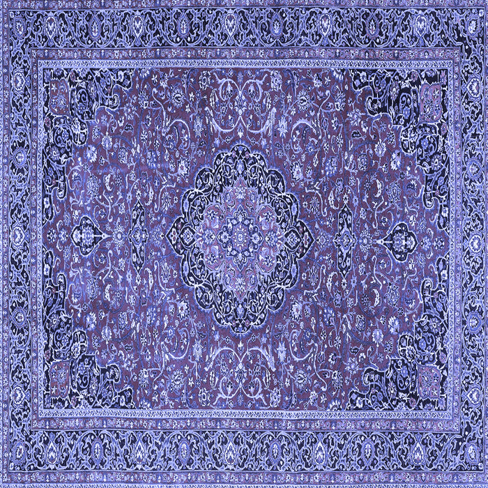 Square Persian Blue Traditional Rug, tr1779blu
