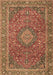 Machine Washable Persian Brown Traditional Rug, wshtr1779brn