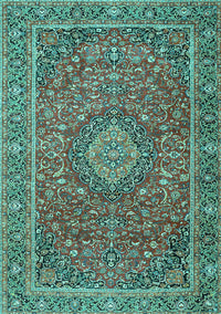 Persian Turquoise Traditional Rug, tr1779turq