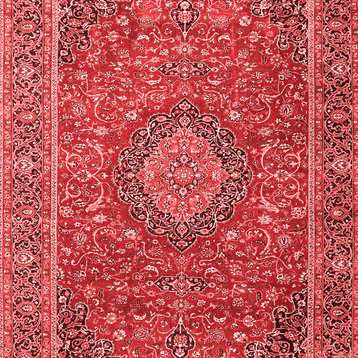 Machine Washable Persian Red Traditional Rug, wshtr1779red