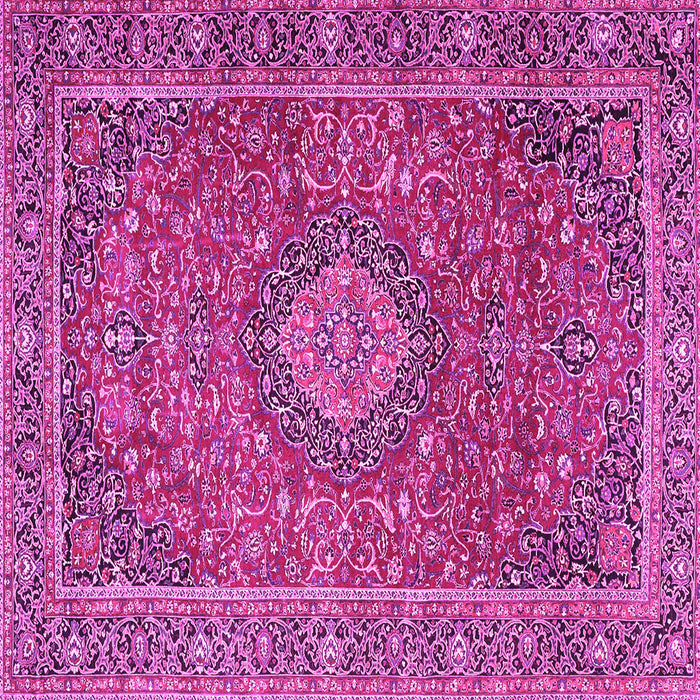 Square Persian Pink Traditional Rug, tr1779pnk