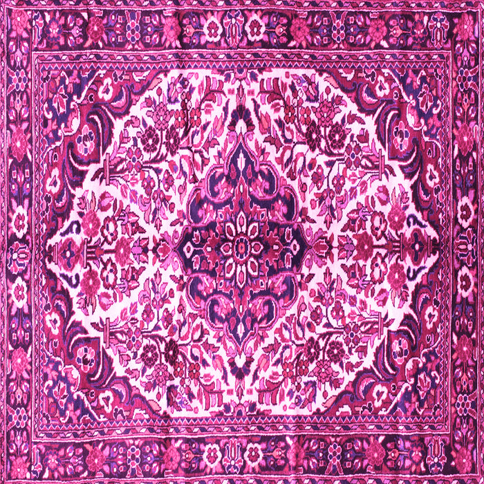 Square Persian Pink Traditional Rug, tr177pnk
