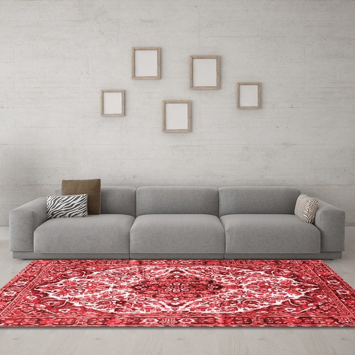 Traditional Red Washable Rugs