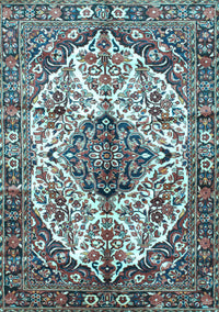 Persian Light Blue Traditional Rug, tr177lblu