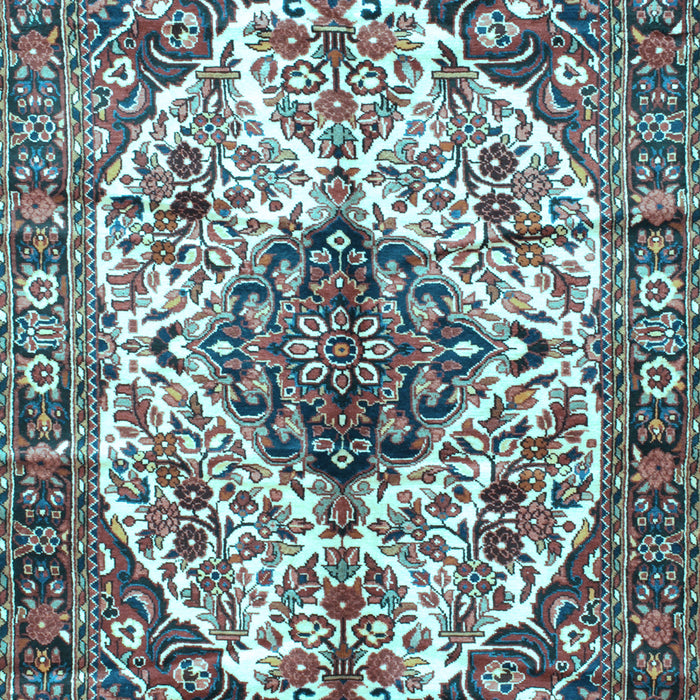 Persian Light Blue Traditional Rug, tr177lblu