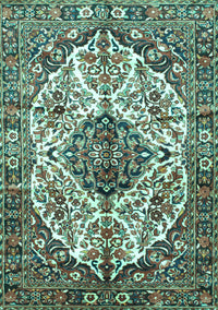 Persian Turquoise Traditional Rug, tr177turq