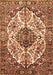 Machine Washable Persian Brown Traditional Rug, wshtr177brn