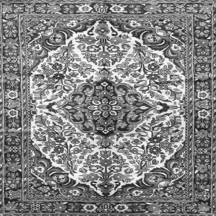 Serging Thickness of Persian Gray Traditional Rug, tr177gry