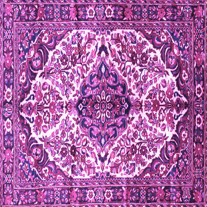 Square Persian Purple Traditional Rug, tr177pur