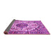 Sideview of Persian Purple Traditional Rug, tr177pur