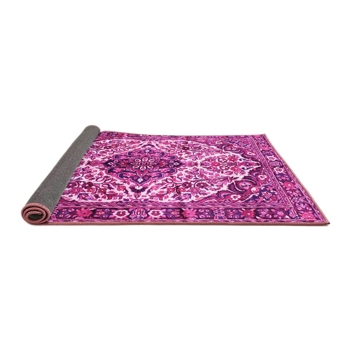 Sideview of Persian Pink Traditional Rug, tr177pnk
