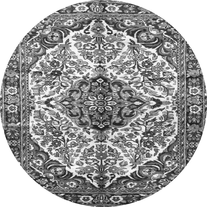 Square Persian Gray Traditional Rug, tr177gry