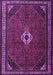 Machine Washable Persian Purple Traditional Area Rugs, wshtr1780pur