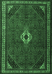 Persian Emerald Green Traditional Rug, tr1780emgrn