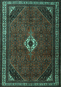 Persian Turquoise Traditional Rug, tr1780turq