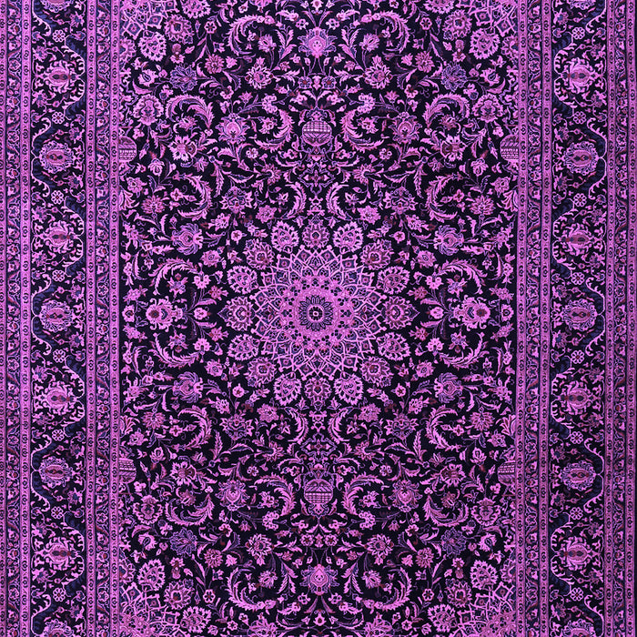 Medallion Purple Traditional Rug, tr1781pur