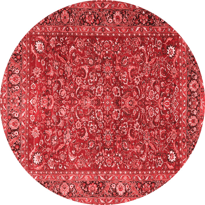 Machine Washable Persian Red Traditional Rug, wshtr1783red