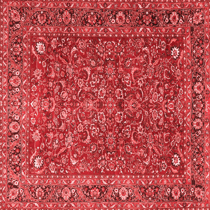 Machine Washable Persian Red Traditional Rug, wshtr1783red