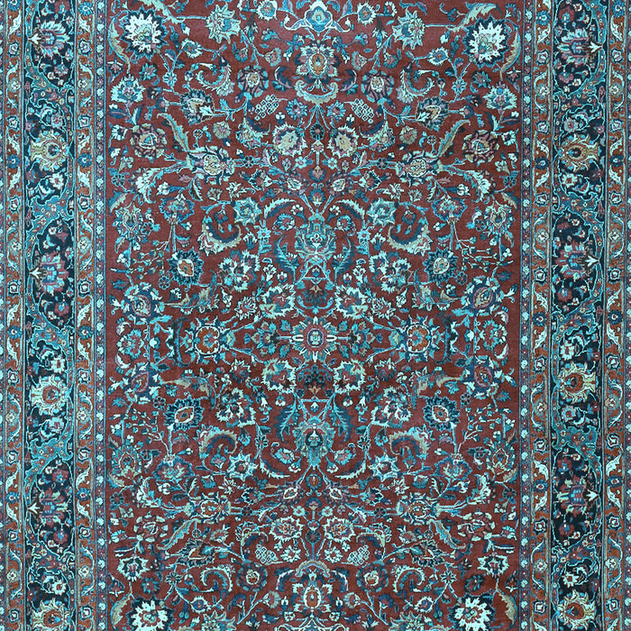 Machine Washable Persian Light Blue Traditional Rug, wshtr1783lblu