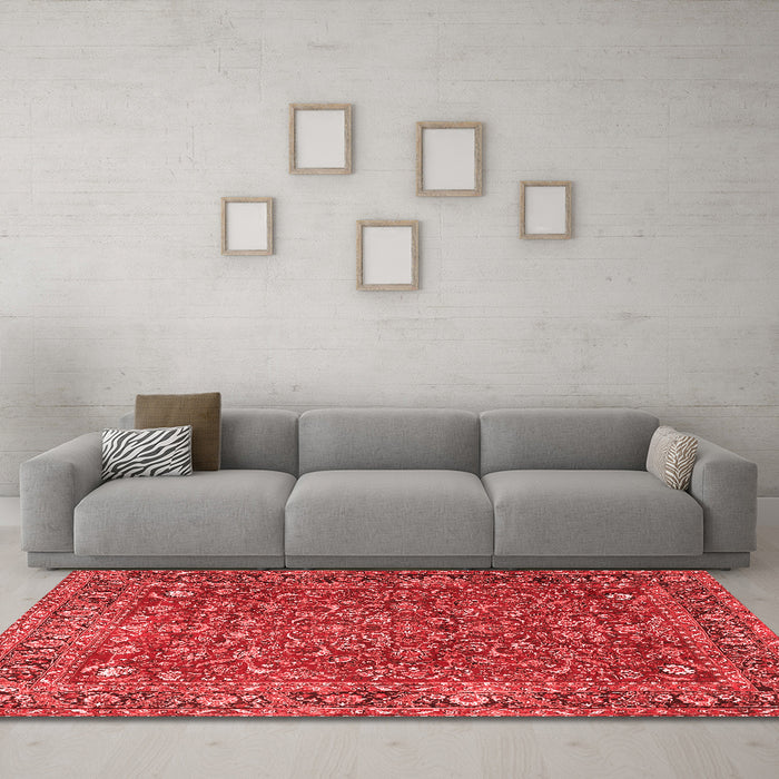 Traditional Red Washable Rugs