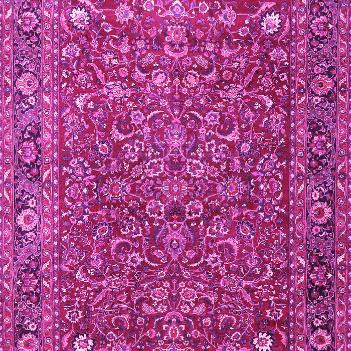 Machine Washable Persian Pink Traditional Rug, wshtr1783pnk