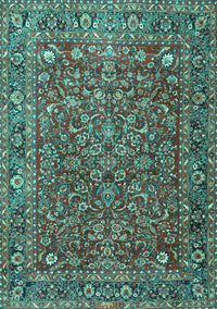 Persian Turquoise Traditional Rug, tr1783turq