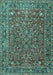 Persian Turquoise Traditional Rug, tr1783turq