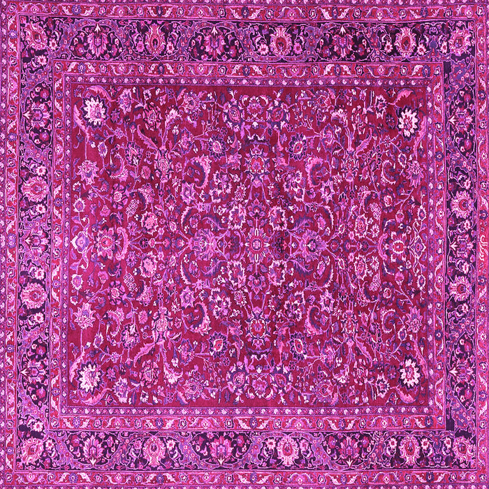 Square Persian Pink Traditional Rug, tr1783pnk