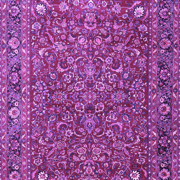 Machine Washable Persian Purple Traditional Area Rugs, wshtr1783pur