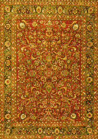 Persian Yellow Traditional Rug, tr1783yw