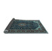 Sideview of Medallion Light Blue Traditional Rug, tr1784lblu