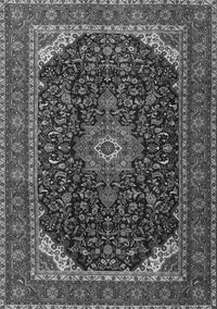 Medallion Gray Traditional Rug, tr1784gry