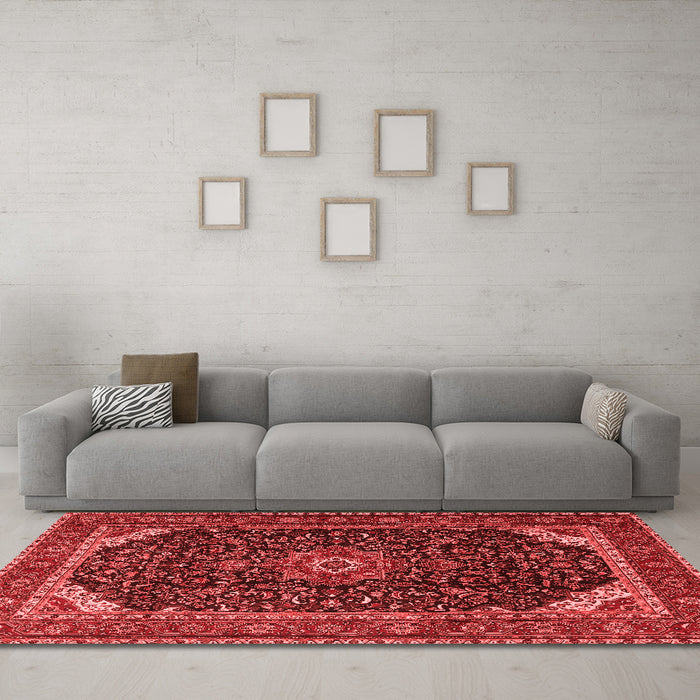 Traditional Red Washable Rugs