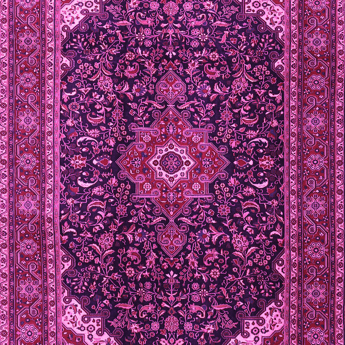 Medallion Pink Traditional Rug, tr1784pnk