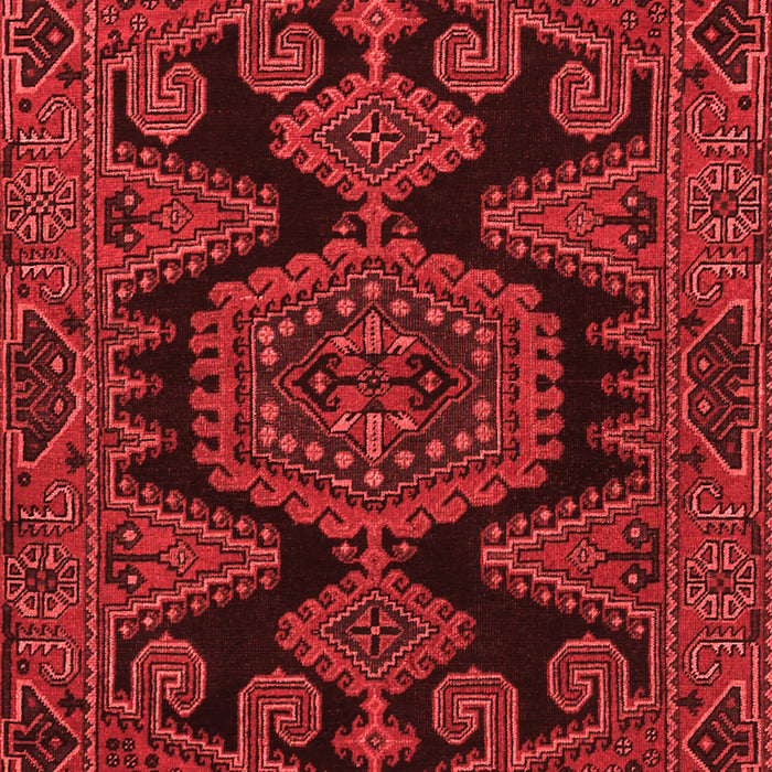 Machine Washable Persian Red Traditional Rug, wshtr1785red