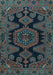 Machine Washable Persian Light Blue Traditional Rug, wshtr1785lblu