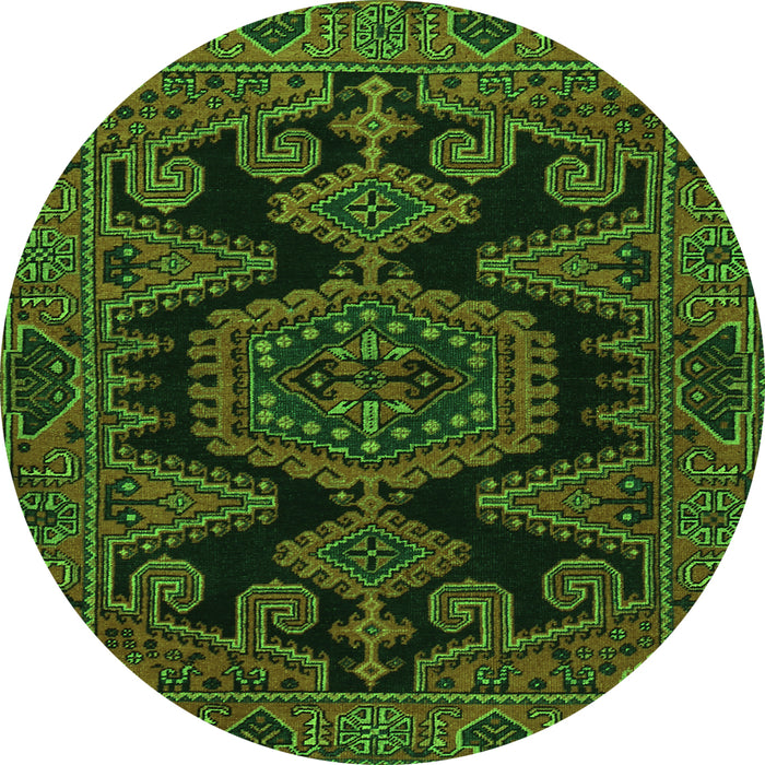 Machine Washable Persian Green Traditional Area Rugs, wshtr1785grn