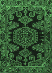 Persian Emerald Green Traditional Rug, tr1785emgrn