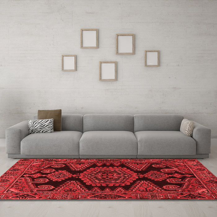Traditional Red Washable Rugs