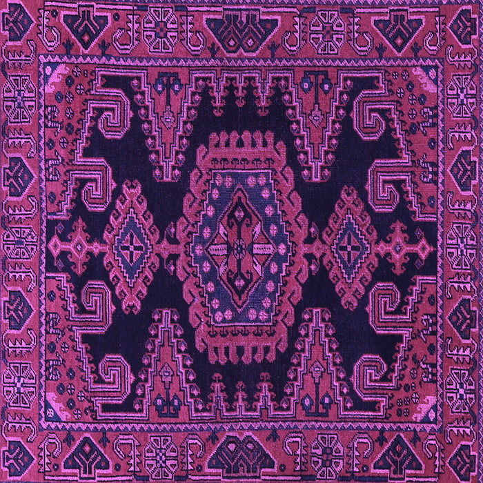 Square Persian Purple Traditional Rug, tr1785pur