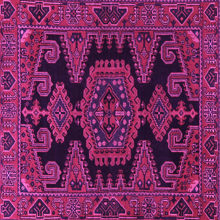 Square Persian Pink Traditional Rug, tr1785pnk