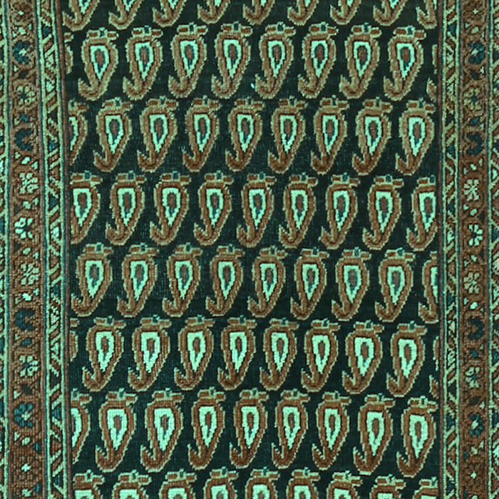 Persian Turquoise Traditional Rug, tr1786turq