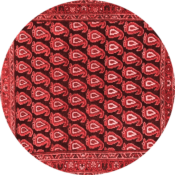 Machine Washable Persian Red Traditional Rug, wshtr1786red