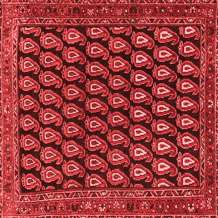 Machine Washable Persian Red Traditional Rug, wshtr1786red